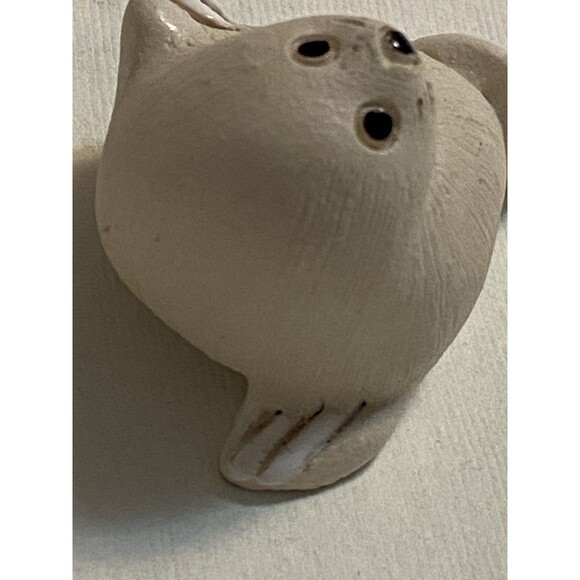Vintage Artesania Rinconada White Baby Small Seal Pup Figurine 80’s Signed Gift - Picture 5 of 8